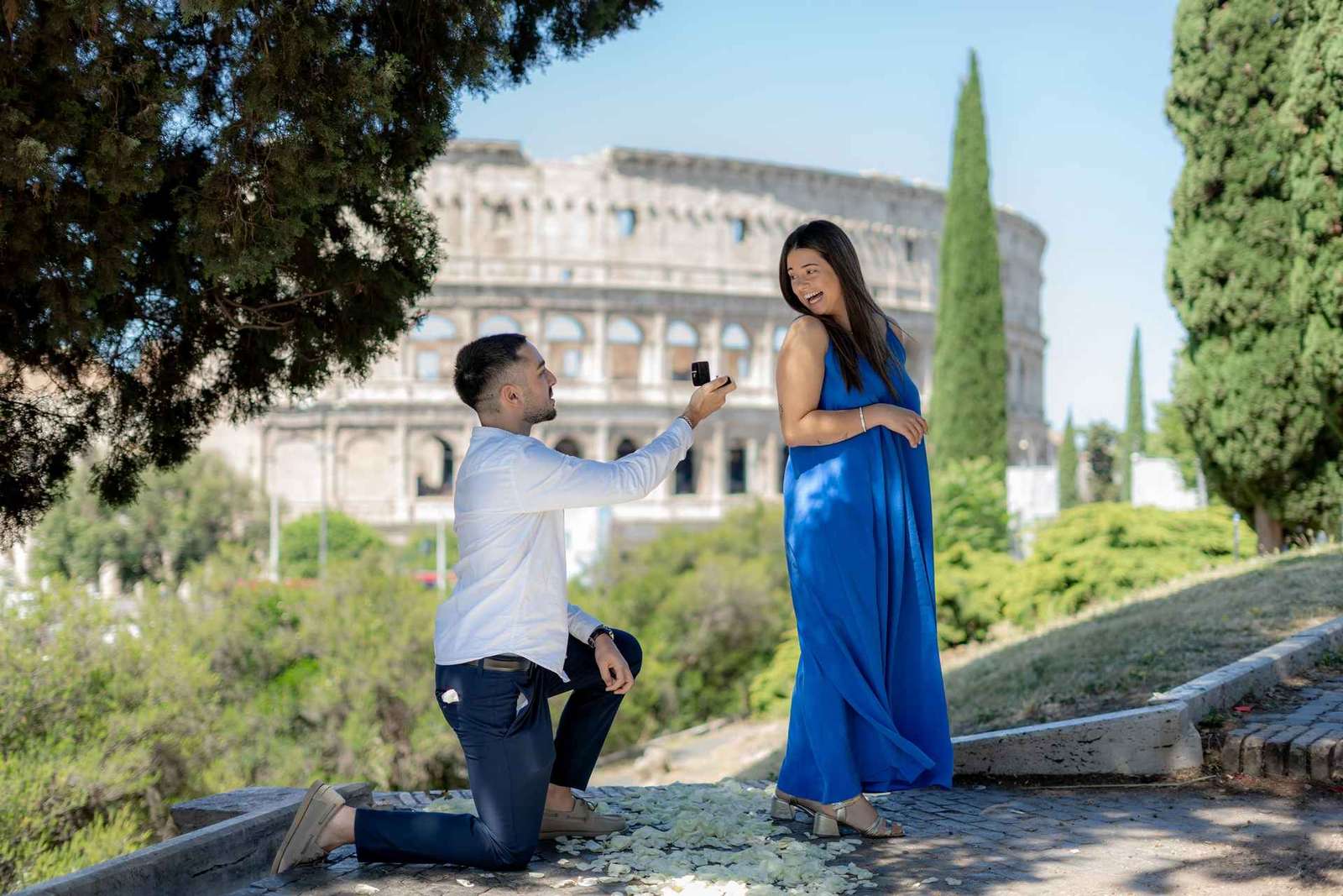 Geheime Aanzoek Fotoshoot in Rome + Filmrol