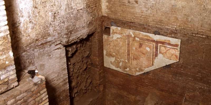 Romersk insula vid San Paolo alla Regola (under Palazzo Specchi)