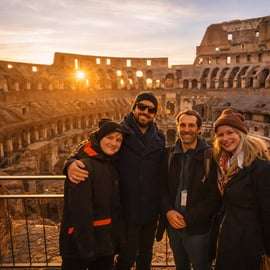 Rome: Colosseum Sunset Tour with Entry