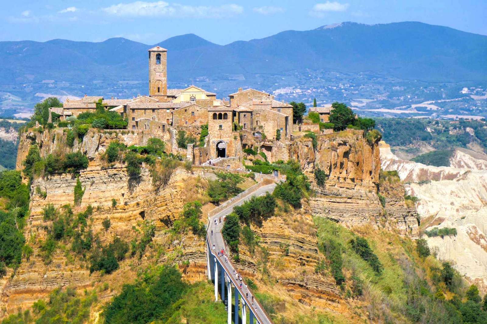 Vanuit Rome: Dagtrip Bagnoregio & Orvieto met wijn & lunch