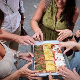 Rome: Rondleiding Campo de' Fiori & Ghetto Street Food