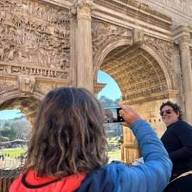 Colosseum, Roman Forum & Palatine with Video + Arena Option