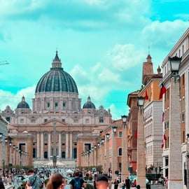 Rome: rondleiding door Sint-Pietersbasiliek met toegang tot de koepel