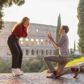 Geheime Aanzoek Fotoshoot in Rome + Filmrol