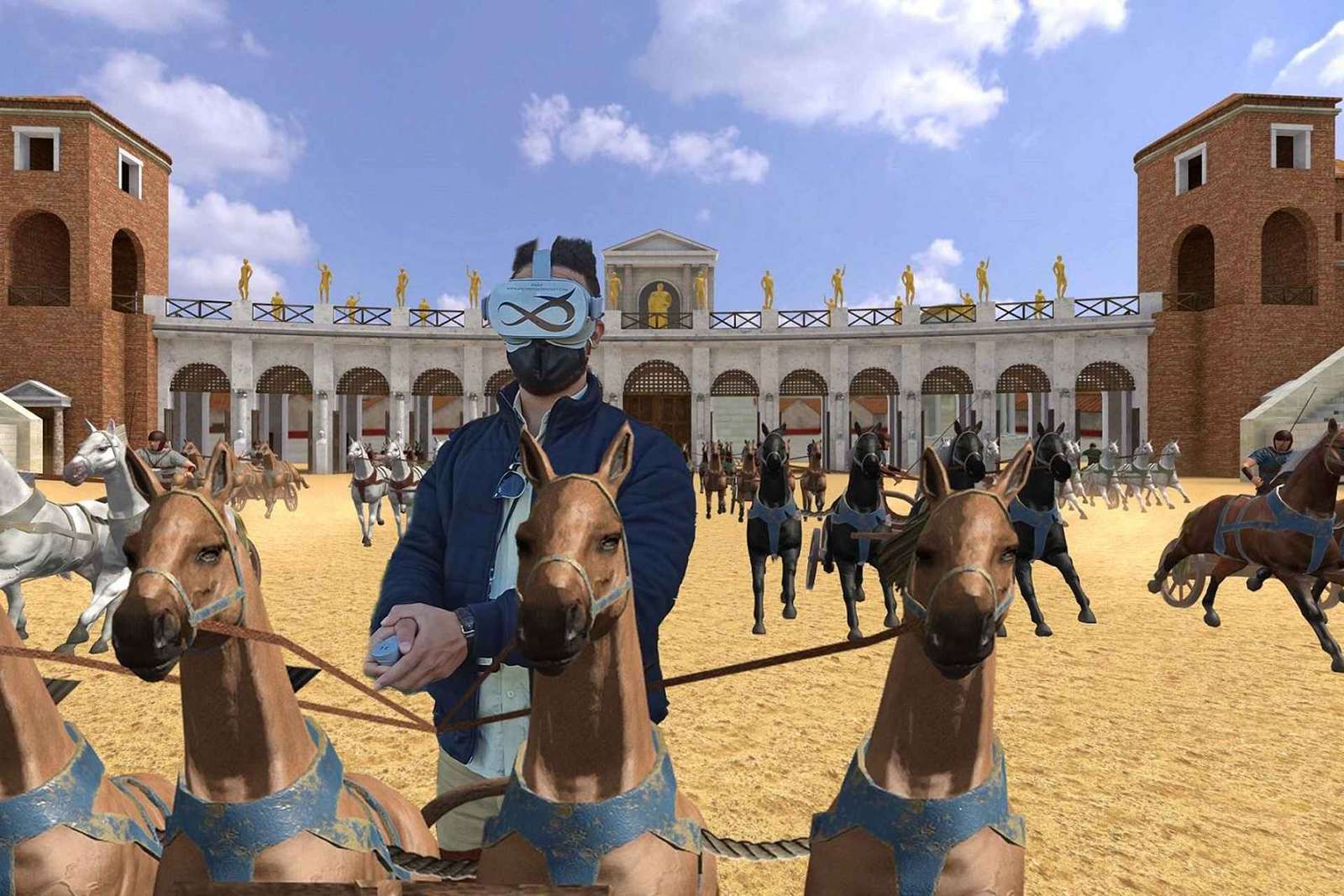 Rome: Circus Maximus Virtual Reality Game near the Colosseum